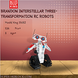 MOULD KING 15082 Brandon Interstellar Three-transformation RC Robots