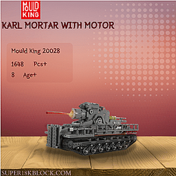 MOULD KING 20028 Karl Mortar With Motor