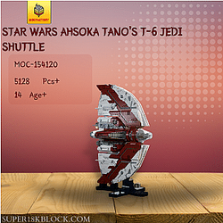 MOC Factory 154120 Star Wars Ahsoka Tano's T-6 Jedi Shuttle