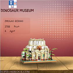 ZHEGAO 613000 Dinosaur Museum