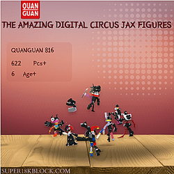 QUANGUAN 816 The Amazing Digital Circus Jax Figures