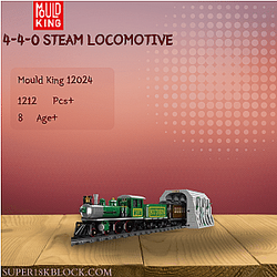 MOULD KING 12024 4-4-0 Steam Locomotive
