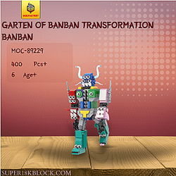 MOC Factory 89229 Garten of Banban Transformation Banban