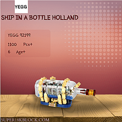 YEGG 92199 Ship in a Bottle Holland