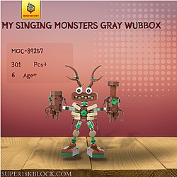 MOC Factory 89257 My Singing Monsters Gray Wubbox