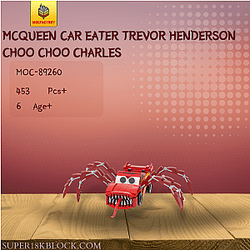 MOC Factory 89260 McQueen Car Eater Trevor Henderson Choo Choo Charles