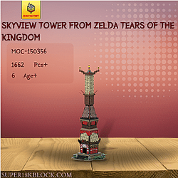 MOC Factory 150356 Skyview Tower from Zelda Tears of the Kingdom