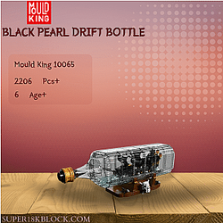MOULD KING 10065 Black Pearl Drift Bottle