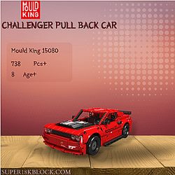 MOULD KING 15080 Challenger Pull Back Car