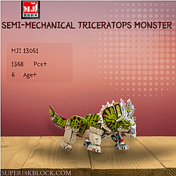 MJ 13051 Semi-mechanical Triceratops Monster