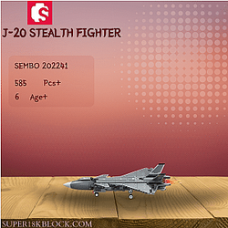 SEMBO 202241 J-20 Stealth Fighter