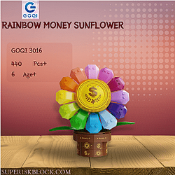 GOQI 3016 Rainbow Money Sunflower
