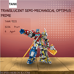 TANK 9221 Translucent Semi-mechanical Optimus Prime