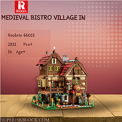 REOBRIX 66018 Medieval Bistro Village In