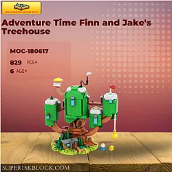 MOC Factory 180617 Adventure Time Finn and Jake's Treehouse