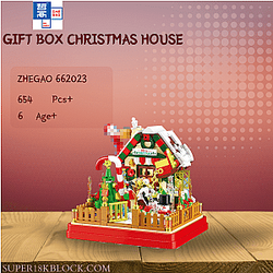 ZHEGAO 662023 Gift Box Christmas House