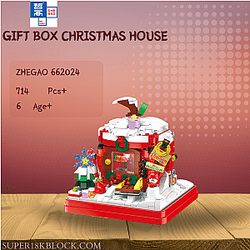 ZHEGAO 662024 Gift Box Christmas House