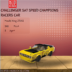 MOULD KING 27051 Challenger SAT Speed Champions Racers Car