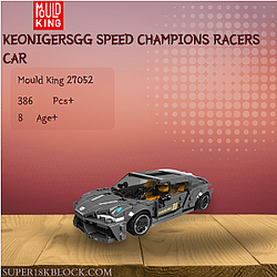 MOULD KING 27052 Keonigersgg Speed Champions Racers Car
