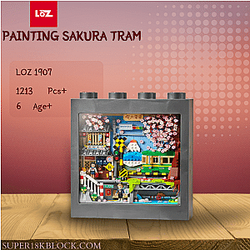 LOZ 1907 Painting Sakura Tram