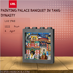 LOZ 1908 Painting Palace Banquet in Tang Dynasty