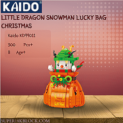 KAIDO KD99011 Little Dragon Snowman Lucky Bag Christmas