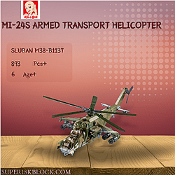Sluban M38-B1137 MI-24S Armed Transport Helicopter