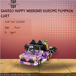 TOPTOY TC1709 Sanrio Happy Weekend Kuromi Pumpkin Cart