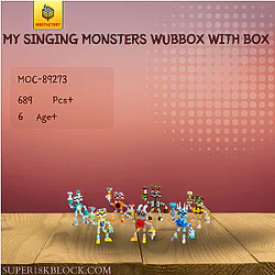 MOC Factory 89273 My Singing Monsters Wubbox with box