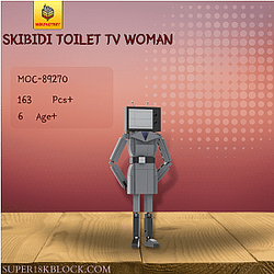 MOC Factory 89270 Skibidi Toilet TV Woman