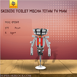 MOC Factory 89269 Skibidi Toilet Mecha Titan TV Man
