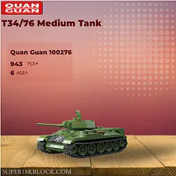 QUANGUAN 100276 T34/76 Medium Tank