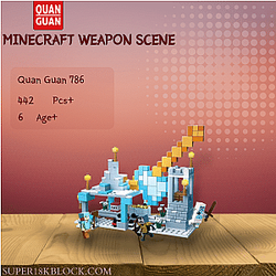 QUANGUAN 786 Minecraft Weapon Scene
