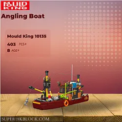 MOULD KING 10135 Angling Boat