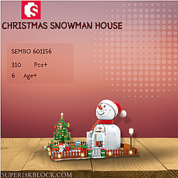 SEMBO 601156 Christmas Snowman House