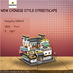 Keeppley K18002 New Chinese Style Streetscape