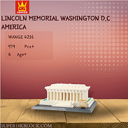 WANGE 4216 Lincoln Memorial Washington D.C America