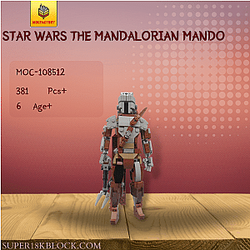 MOC Factory 108512 Star Wars The Mandalorian Mando