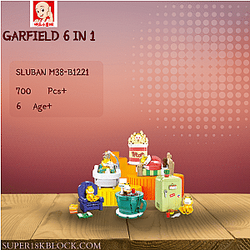 Sluban M38-B1221 Garfield 6 in 1