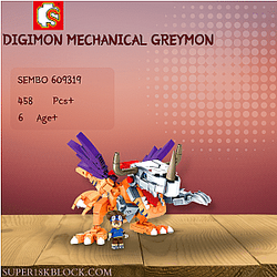 SEMBO 609319 Digimon Mechanical Greymon