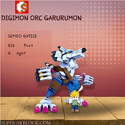 SEMBO 609318 Digimon Orc Garurumon