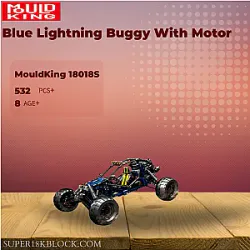 MOULD KING 18018S Blue Lightning Buggy With Motor