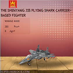 WANGE 4001 The Shenyang J15 Flying Shark Carrier-based Fighter