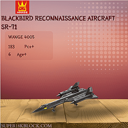 WANGE 4005 Blackbird Reconnaissance Aircraft SR-71