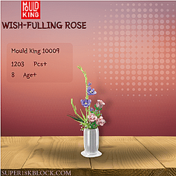 MOULD KING 10009 Wish-fulling Rose