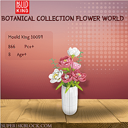 MOULD KING 10059 Botanical Collection Flower World