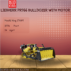 MOULD KING 17049 Liebherr PR766 Bulldozer With Motor