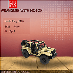 MOULD KING 13184 Wrangler With Motor