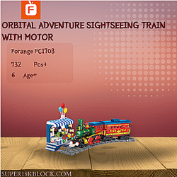 Forange FC1703 Orbital Adventure Sightseeing Train With Motor