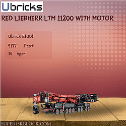 Ubrick E1001 Red Liebherr LTM 11200 With Motor